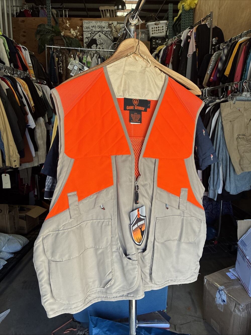 Game Winner Men's Hunting Vest - Size L - Sportswear Outdoor New W/ Tags